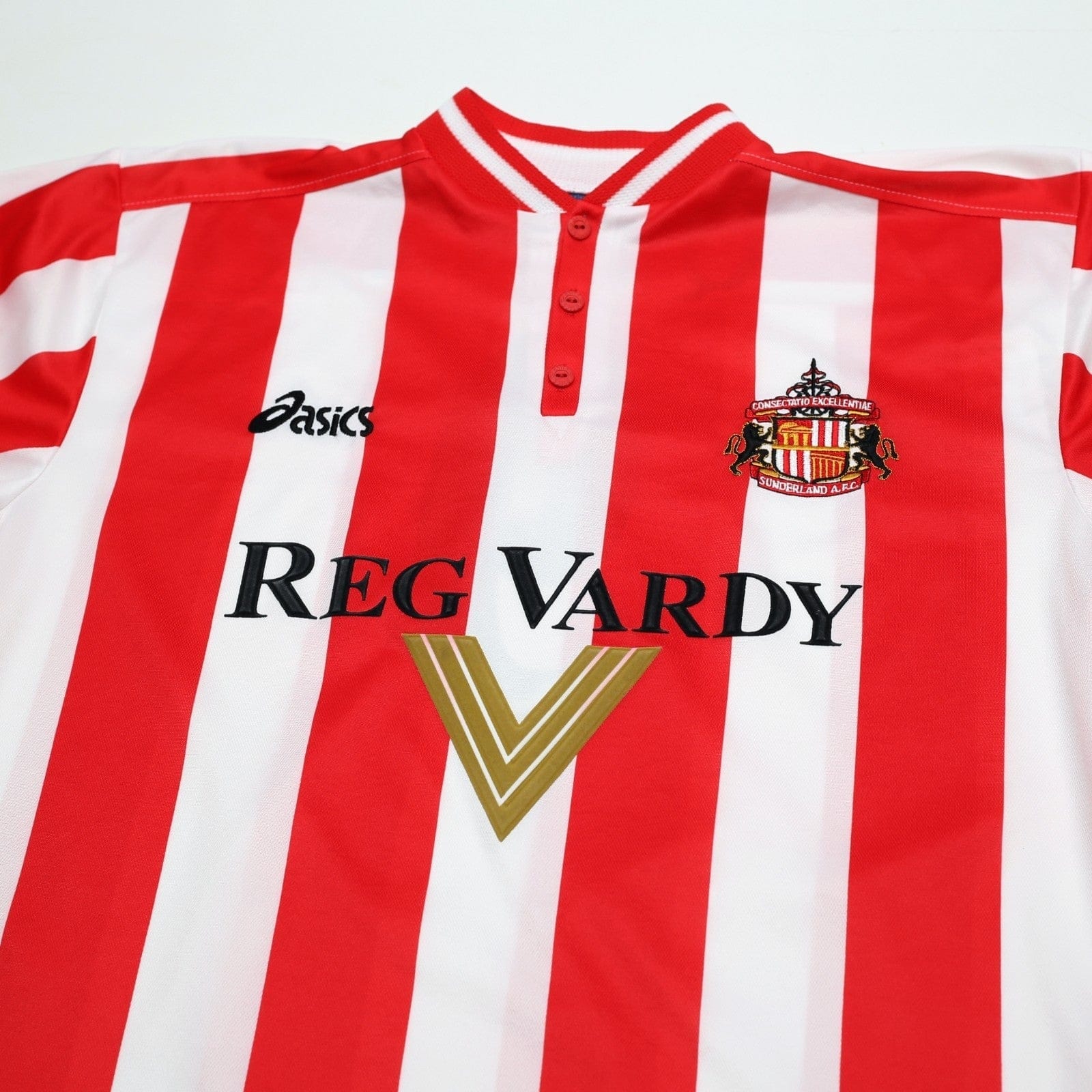 1999/00 Quinn #9 Sunderland Vintage Asics Home Football Shirt (L)