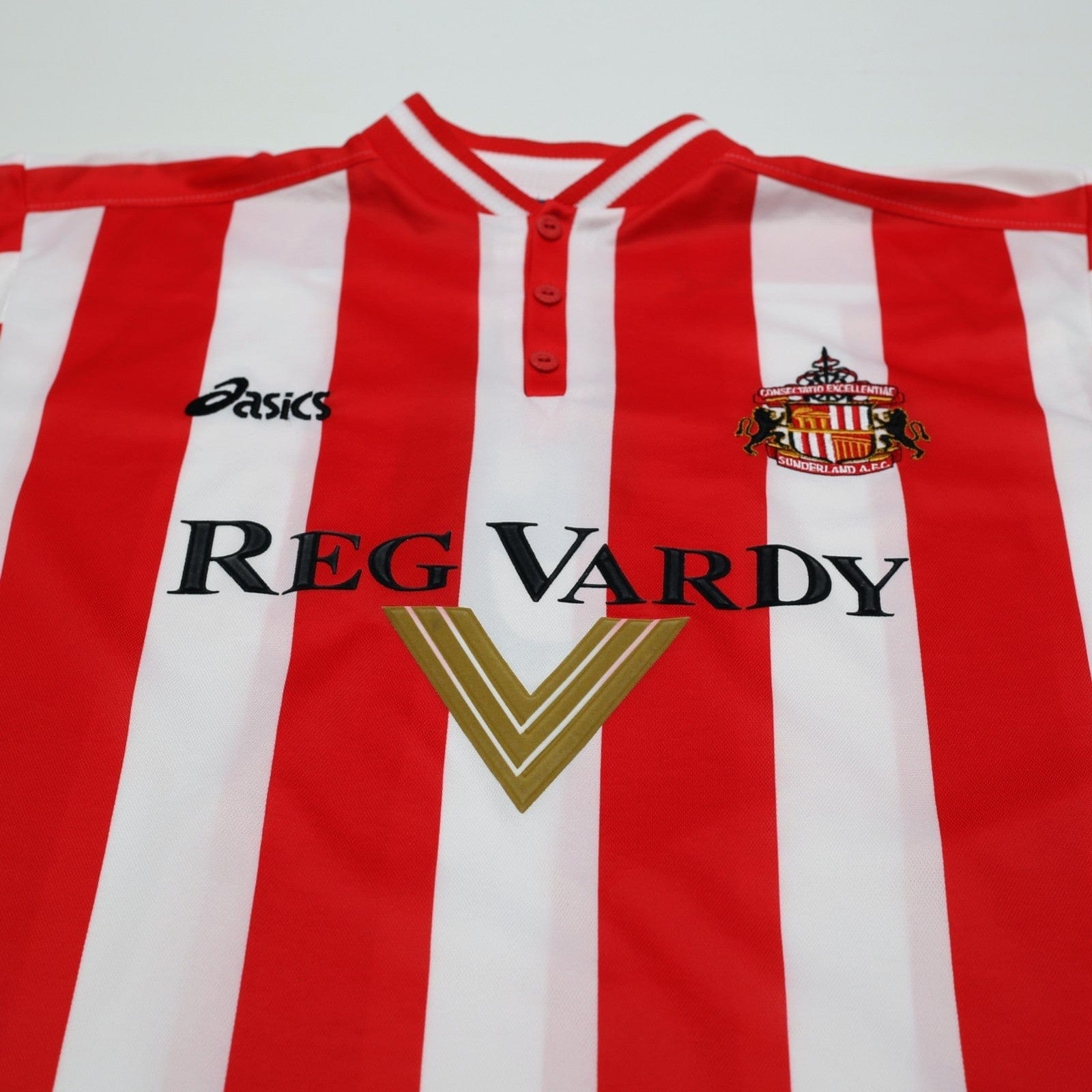 1999/00 Quinn #9 Sunderland Vintage Asics Home Football Shirt (L)