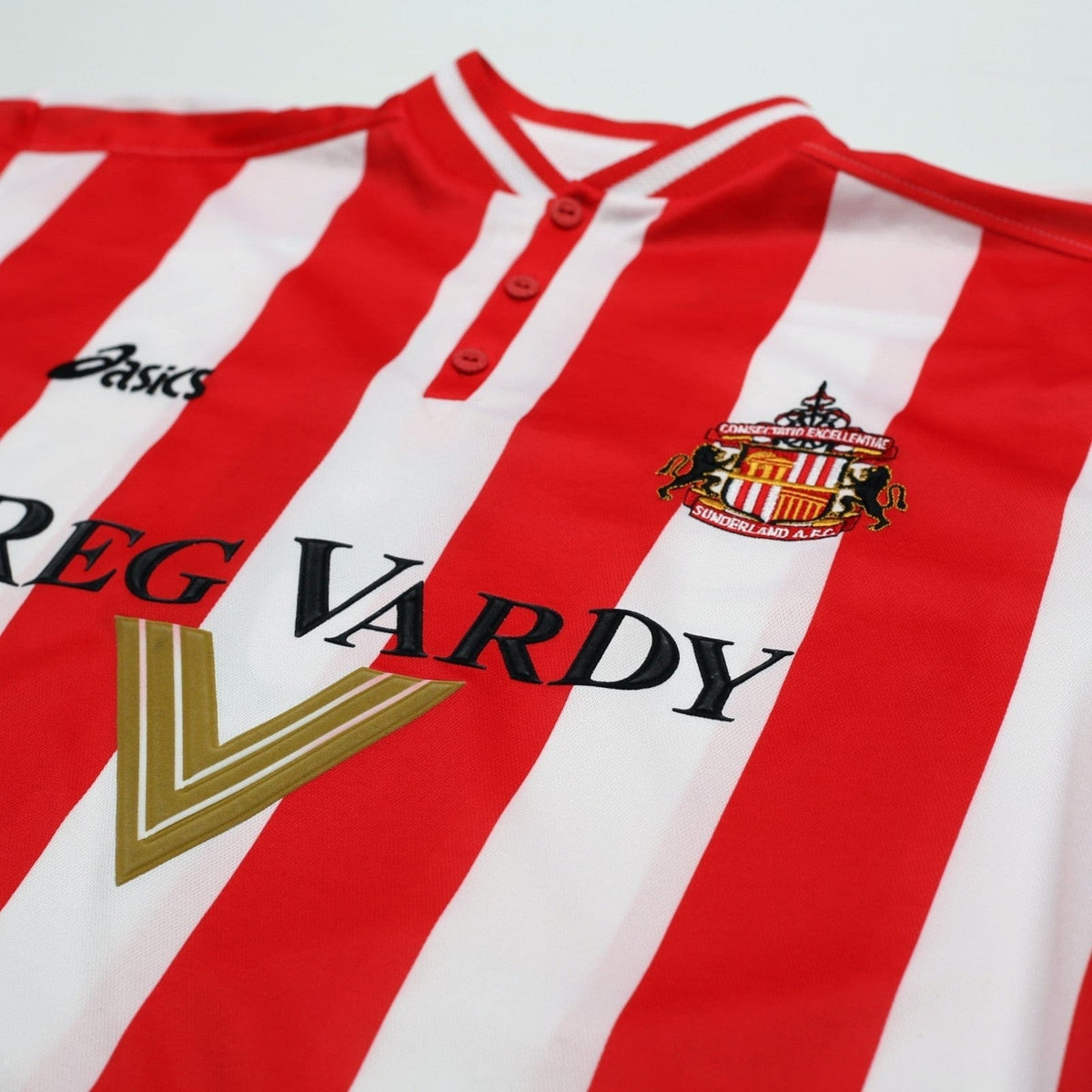 1999/00 Quinn #9 Sunderland Vintage Asics Home Football Shirt (L)