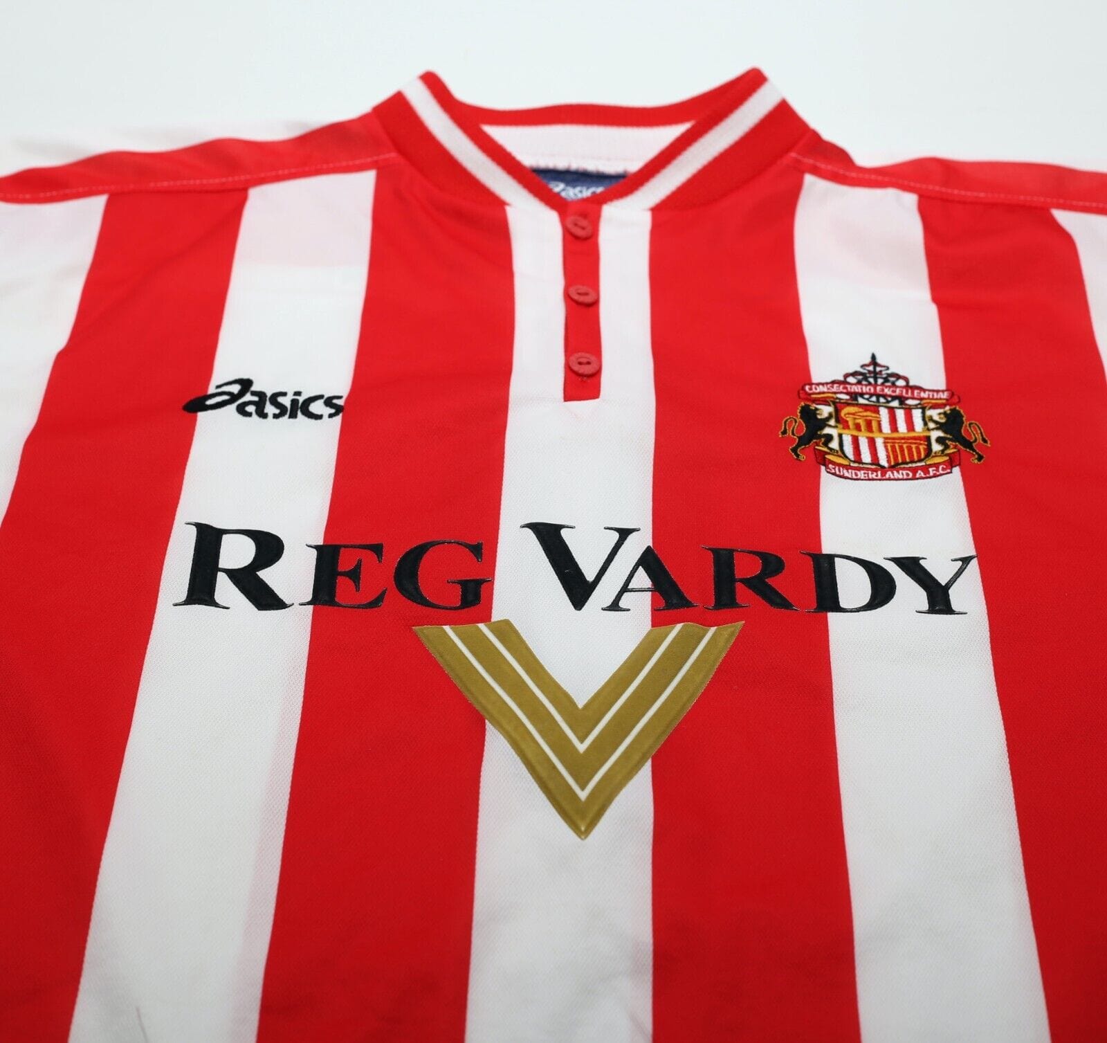 1999/00 QUINN #9 Sunderland Vintage Asics Home Football Shirt (XL)