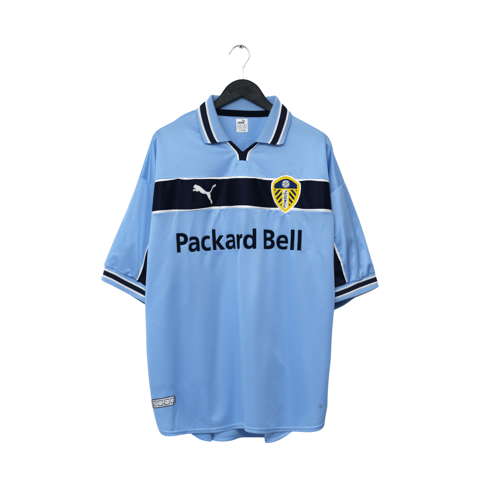 1999/00 Radebe #5 Leeds United Vintage PUMA Away Football Shirt (XL)
