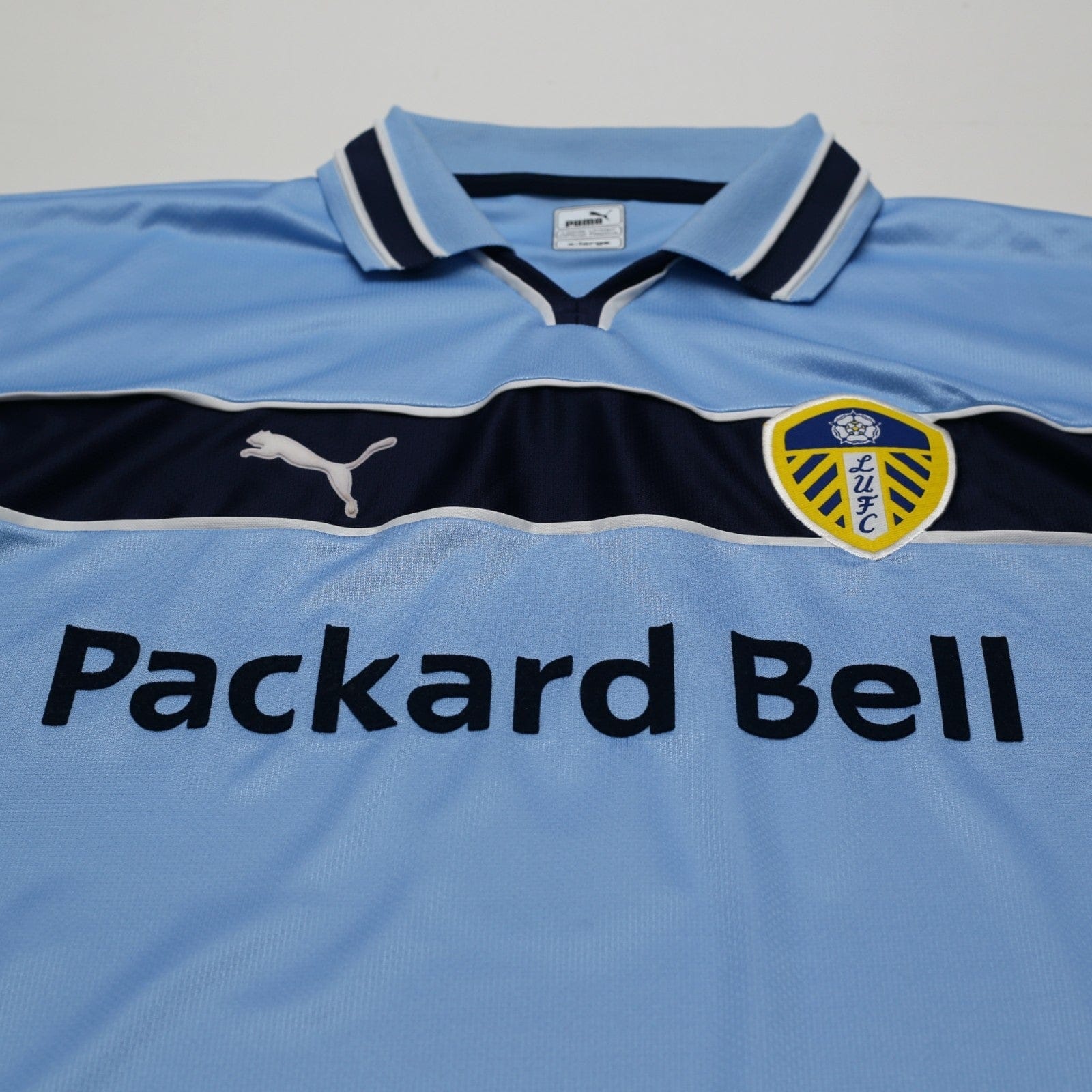 1999/00 Radebe #5 Leeds United Vintage PUMA Away Football Shirt (XL)