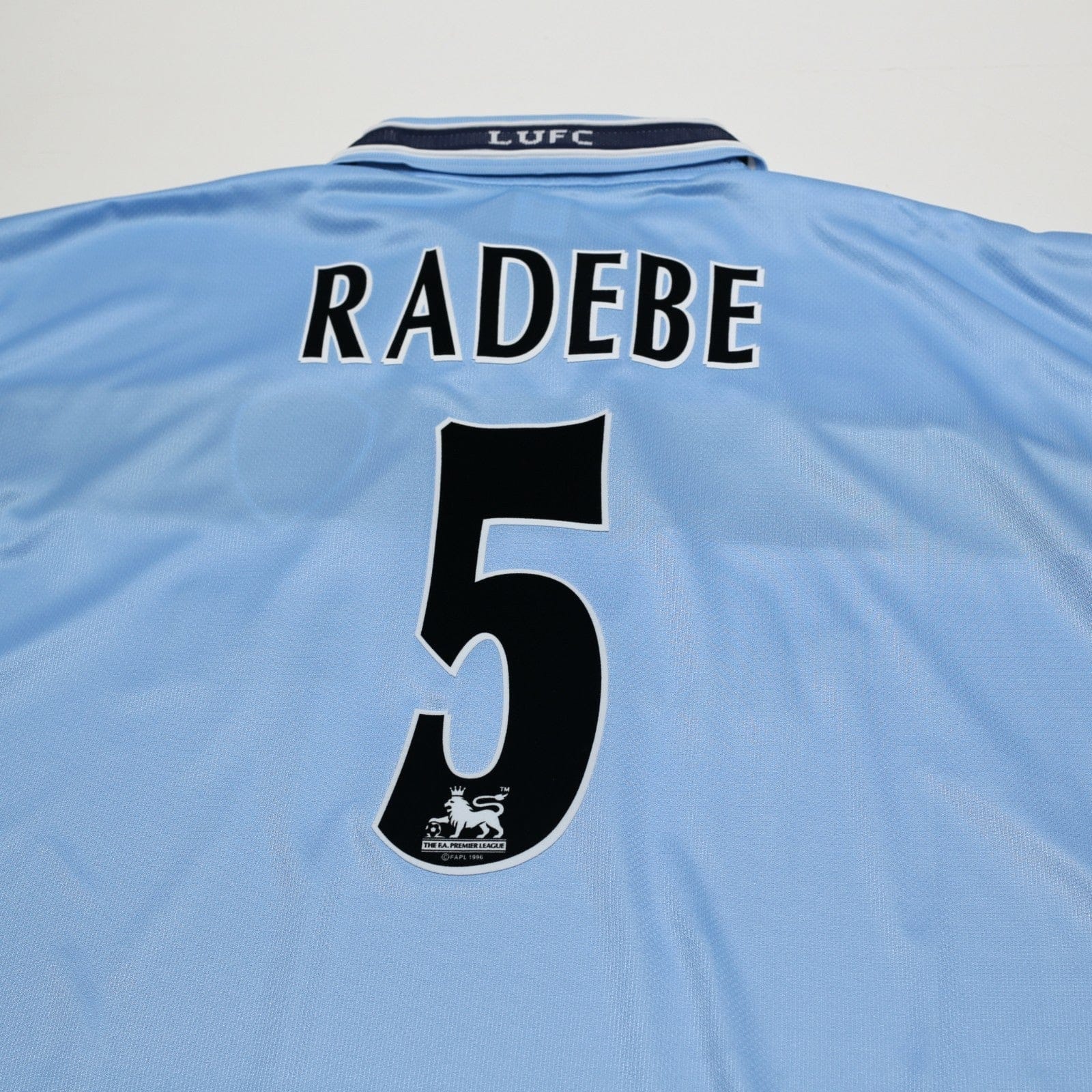1999/00 Radebe #5 Leeds United Vintage PUMA Away Football Shirt (XL)