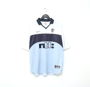 1999/00 RANGERS Vintage Nike Away Football Shirt Jersey (L