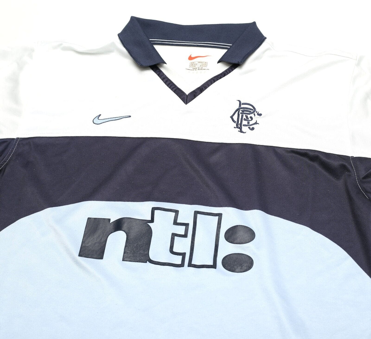 Vintage MINT Rangers 1998 1999 Nike Away Football Shirt Soccer