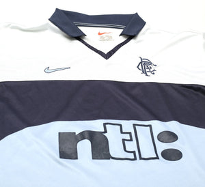 1999/00 RANGERS Vintage Nike Away Football Shirt Jersey (L)