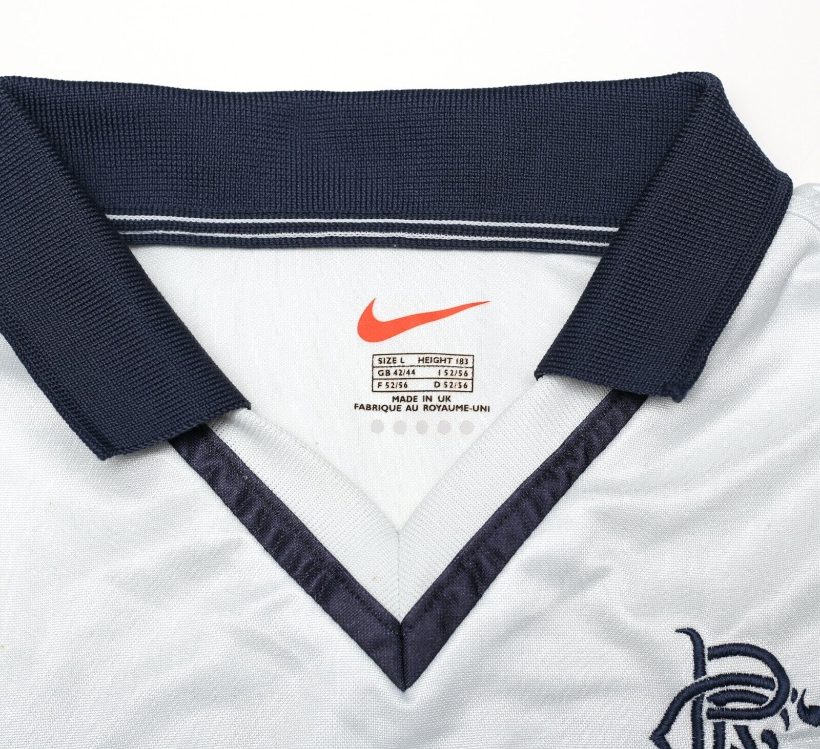 1999/00 RANGERS Vintage Nike Away Football Shirt Jersey (L