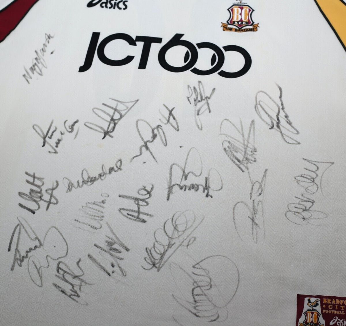 1999/00 REDFEARN #26 Bradford City Asics Away LS Football Shirt (XL) Matchworn