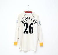 1999/00 REDFEARN #26 Bradford City Asics Away LS Football Shirt (XL) Matchworn