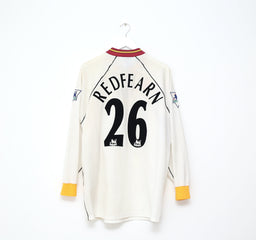 1999/00 REDFEARN #26 Bradford City Asics Away LS Football Shirt (XL) Matchworn