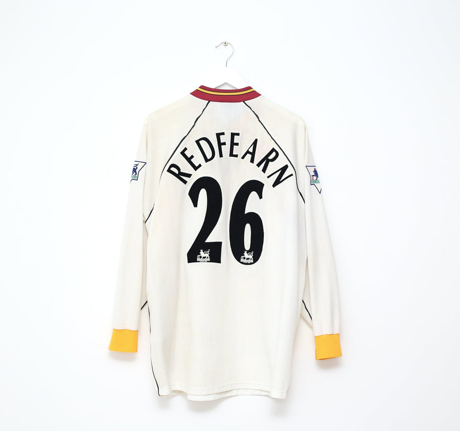 1999/00 REDFEARN #26 Bradford City Asics Away LS Football Shirt (XL) Matchworn