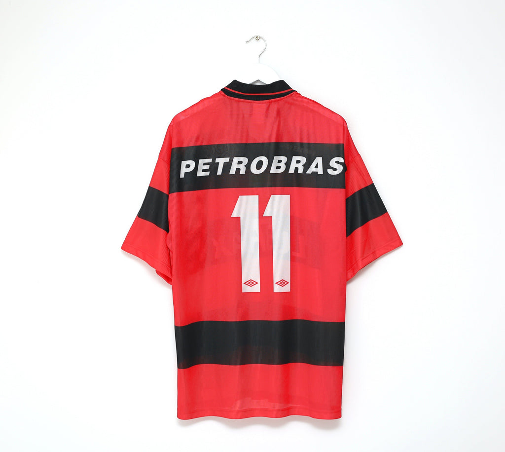 1999/00 ROMARIO #11 Flamengo Vintage Umbro Home Football Shirt Jersey (XL) BNWT