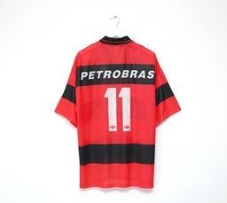 1999/00 ROMARIO #11 Flamengo Vintage Umbro Home Football Shirt Jersey (XL) BNWT