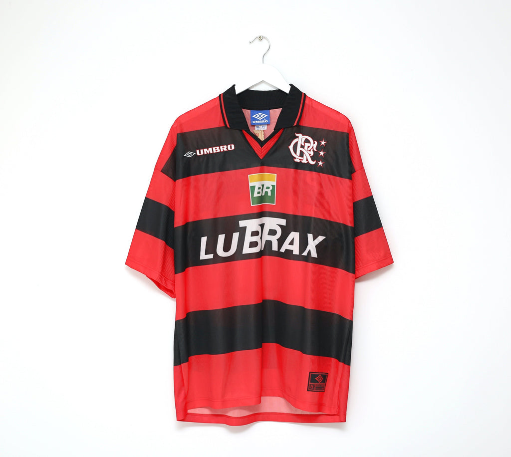 1999/00 ROMARIO #11 Flamengo Vintage Umbro Home Football Shirt Jersey (XL) BNWT