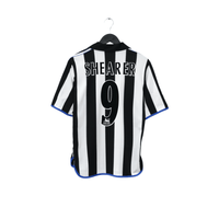 1999/00 Shearer #9 Newcastle United Vintage adidas Home Football Shirt (S)