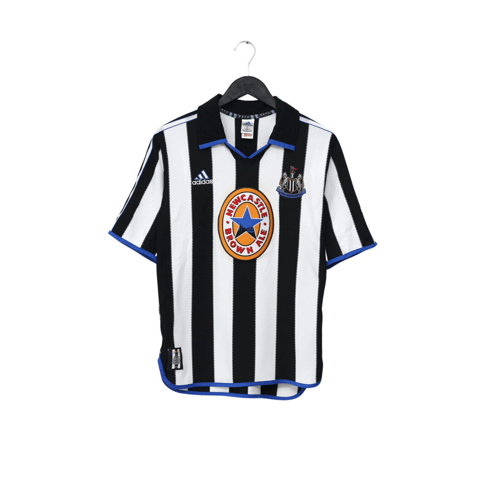 1999/00 Shearer #9 Newcastle United Vintage adidas Home Football Shirt (S)