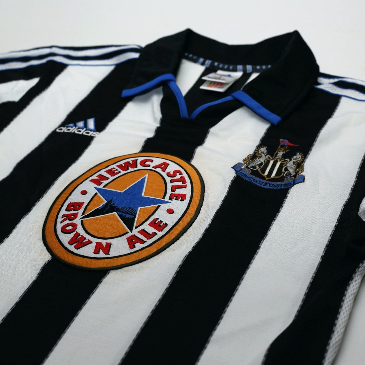 1999/00 Shearer #9 Newcastle United Vintage adidas Home Football Shirt (S)