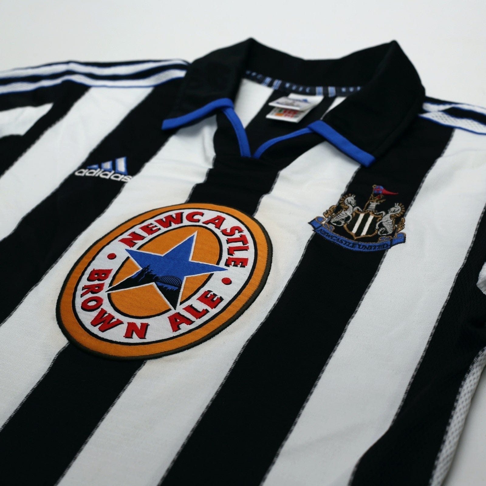 1999/00 Shearer #9 Newcastle United Vintage adidas Home Football Shirt (S)