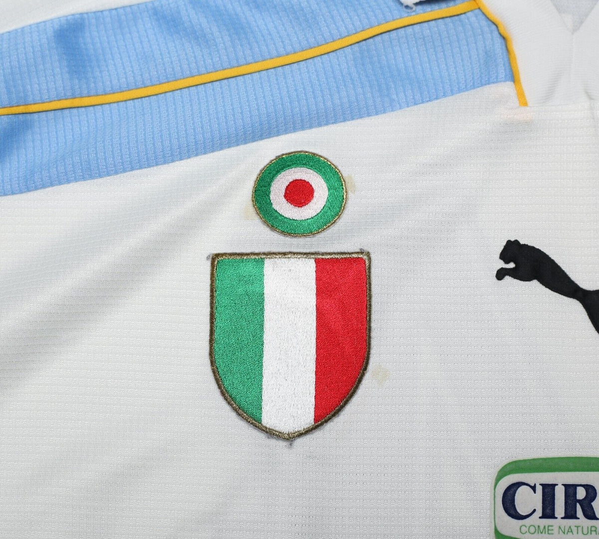 1999/00 SIMEONE #14 Lazio Vintage PUMA Centenary Home Football Shirt (L)