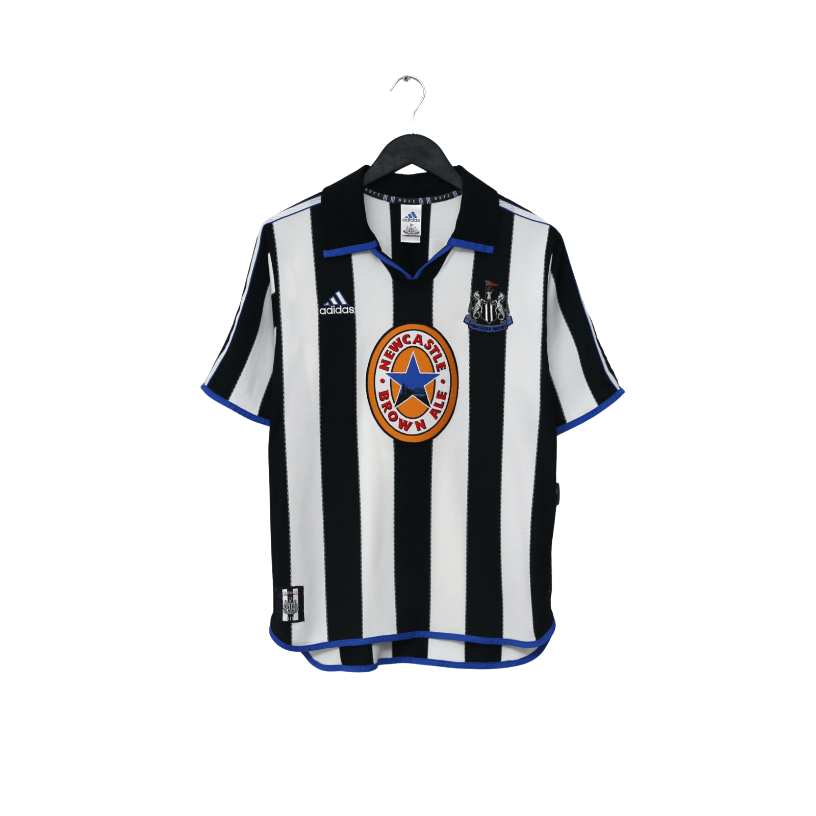 1999/00 Solano #9 Newcastle United Vintage adidas Home Football Shirt (S)