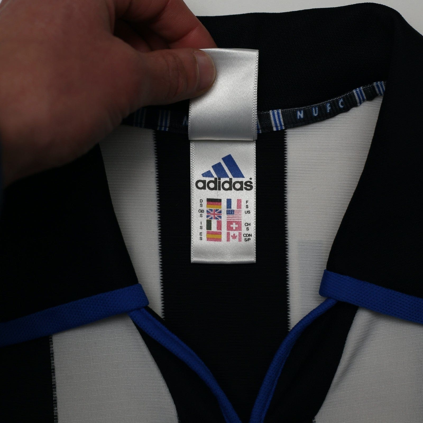 1999/00 Solano #9 Newcastle United Vintage adidas Home Football Shirt (S)