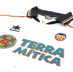 1999/00 VALENCIA Vintage Luanvi Home Football Shirt Jersey (S/M)