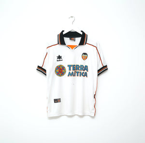 1999/00 VALENCIA Vintage Luanvi Home Football Shirt Jersey (S/M)