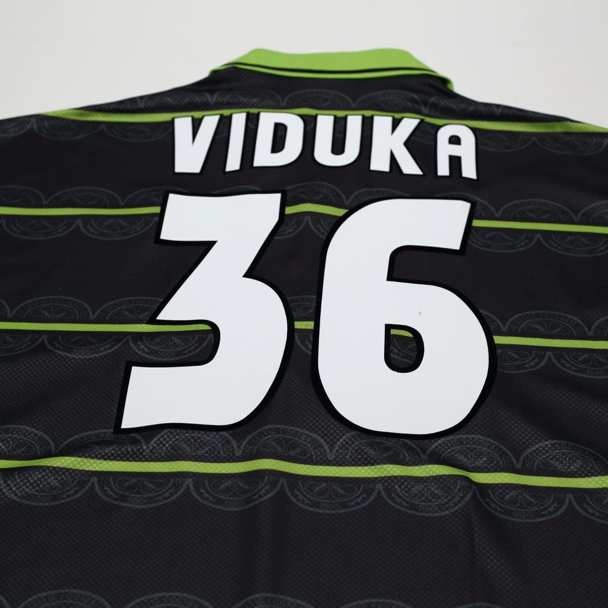 1999/00 Viduka #36 Celtic Vintage Umbro Away Football Shirt (XL)