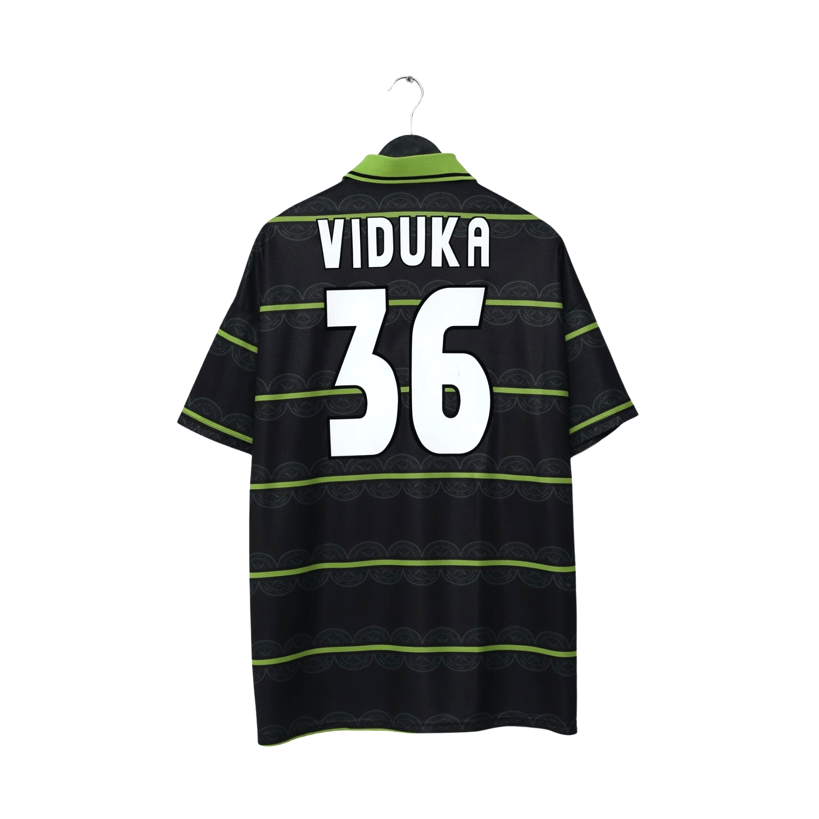 1999/00 Viduka #36 Celtic Vintage Umbro Away Football Shirt (XL)