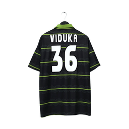 1999/00 Viduka #36 Celtic Vintage Umbro Away Football Shirt (XL)