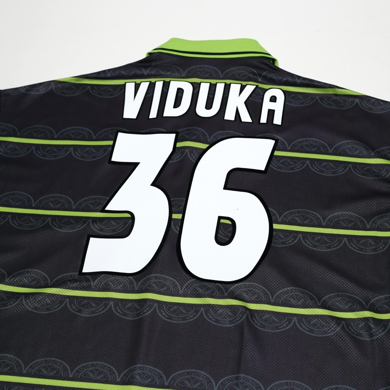 1999/00 Viduka #36 Celtic Vintage Umbro Away Football Shirt (XL)
