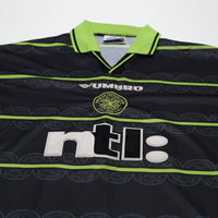 1999/00 Viduka #36 Celtic Vintage Umbro Away Football Shirt (XL)