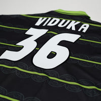 1999/00 Viduka #36 Celtic Vintage Umbro Away Football Shirt (XL)