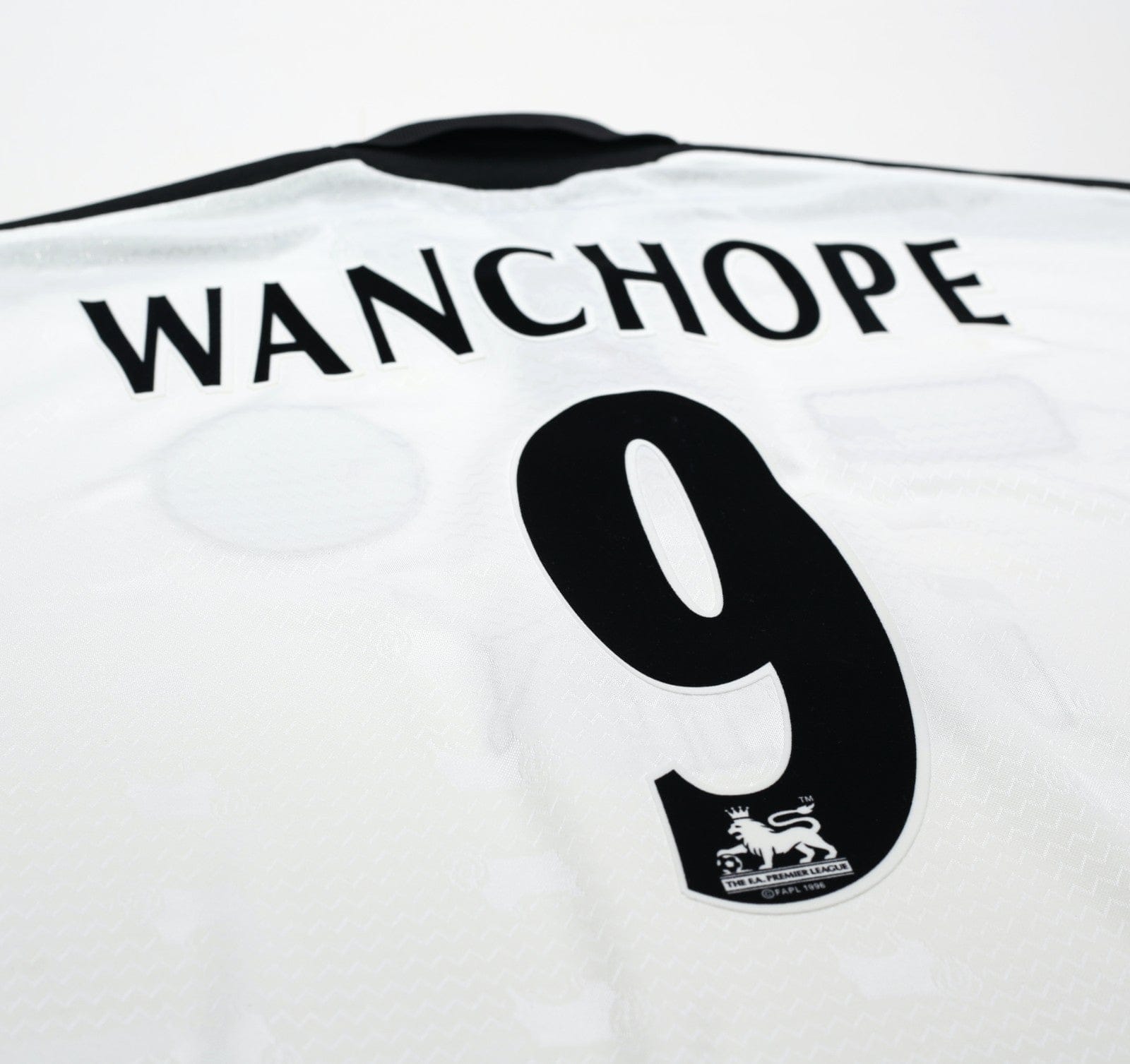 1999/00 WANCHOPE #9 Derby County Vintage PUMA Home Football Shirt (M)
