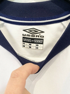 1999/00 YORKE #19 Manchester United Vintage Umbro UCL Football Shirt (L)