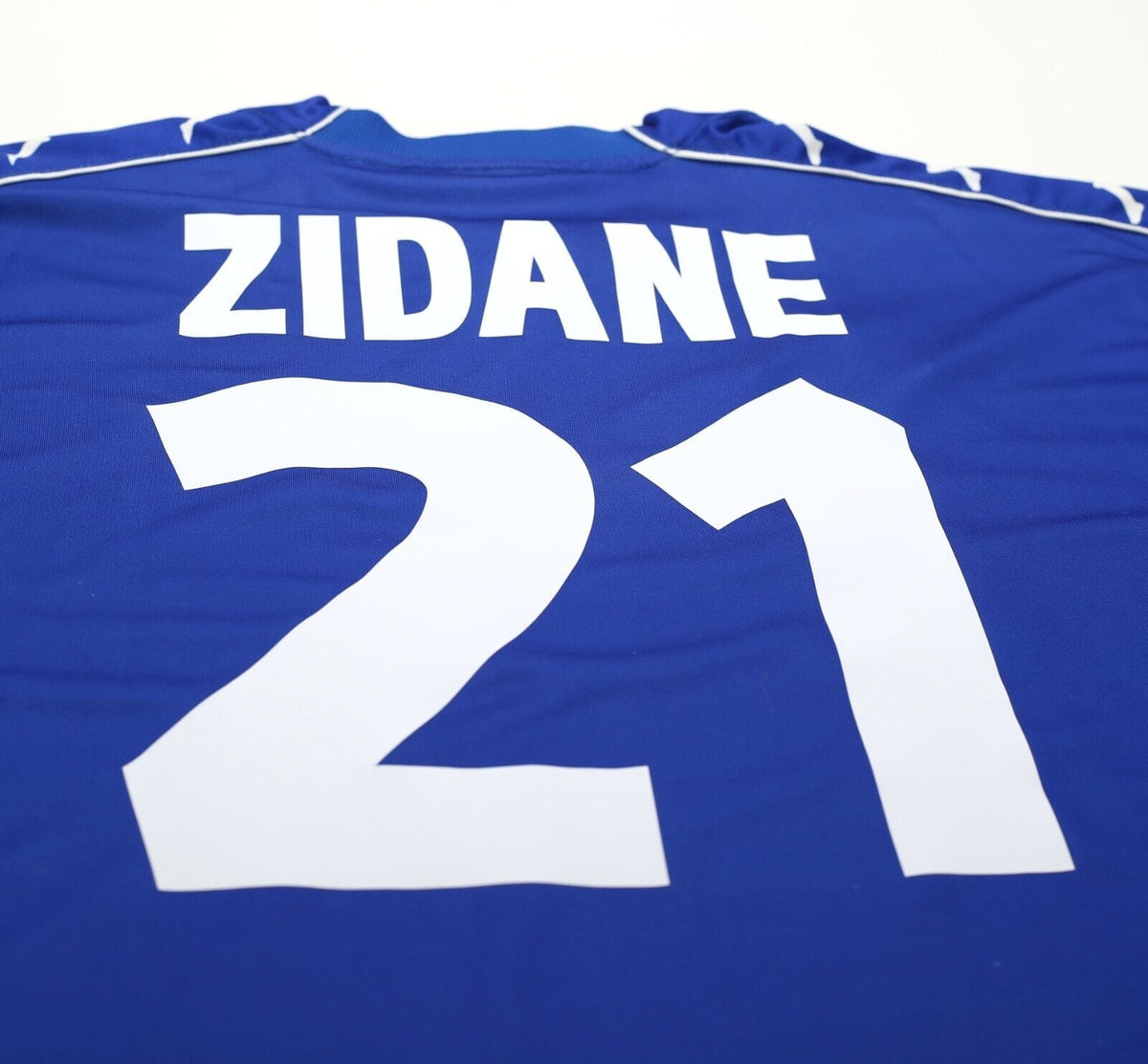 1999/00 ZIDANE #21 Juventus Vintage Kappa Away Football Shirt Jersey (XL) SONY
