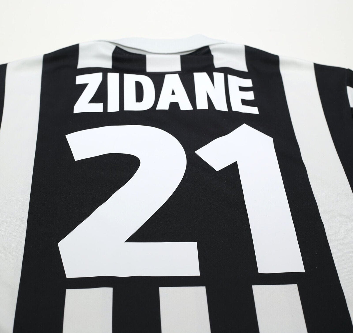 1999/00 ZIDANE #21 Juventus Vintage Kappa Home Football Shirt Jersey (XL)