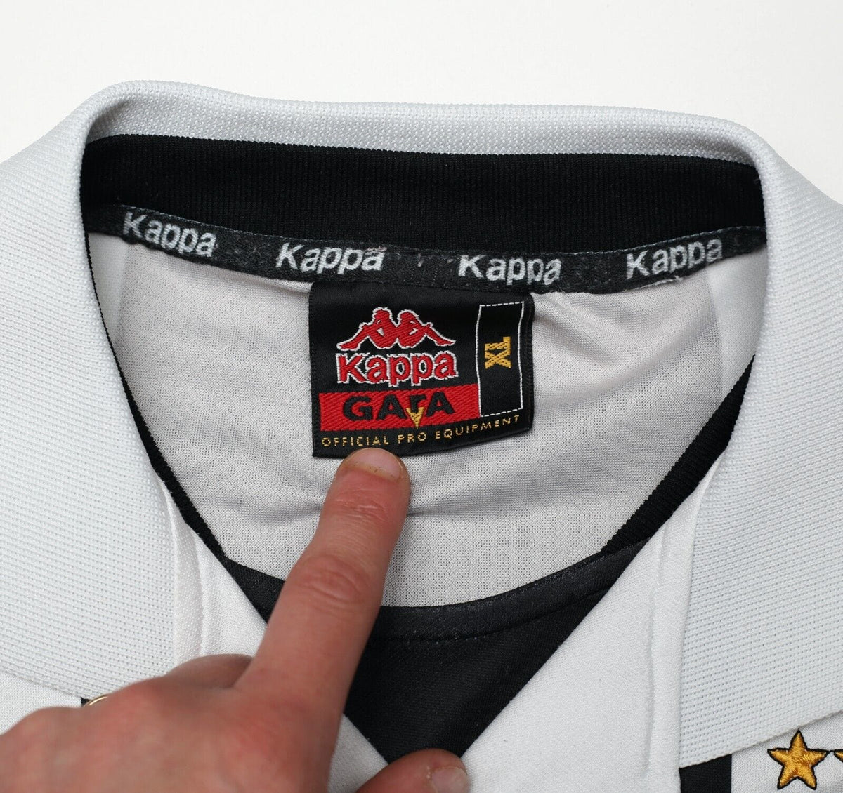 1999/00 ZIDANE #21 Juventus Vintage Kappa Home Football Shirt Jersey (XL)