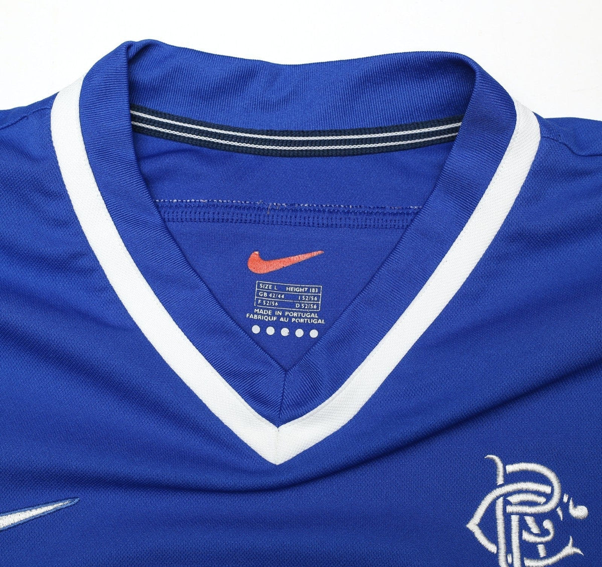 1999/01 ALBERTZ #11 Rangers Vintage Nike Home Football Shirt (L)