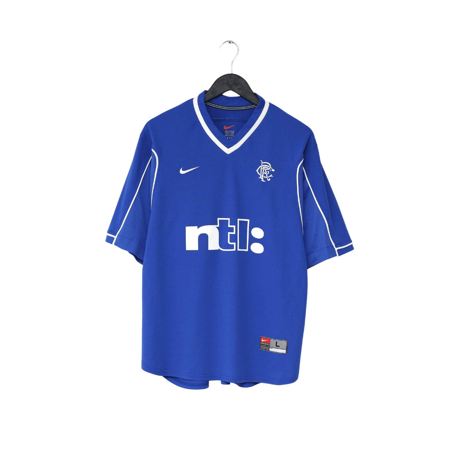 1999/01 ALBERTZ #11 Rangers Vintage Nike Home Football Shirt (L)