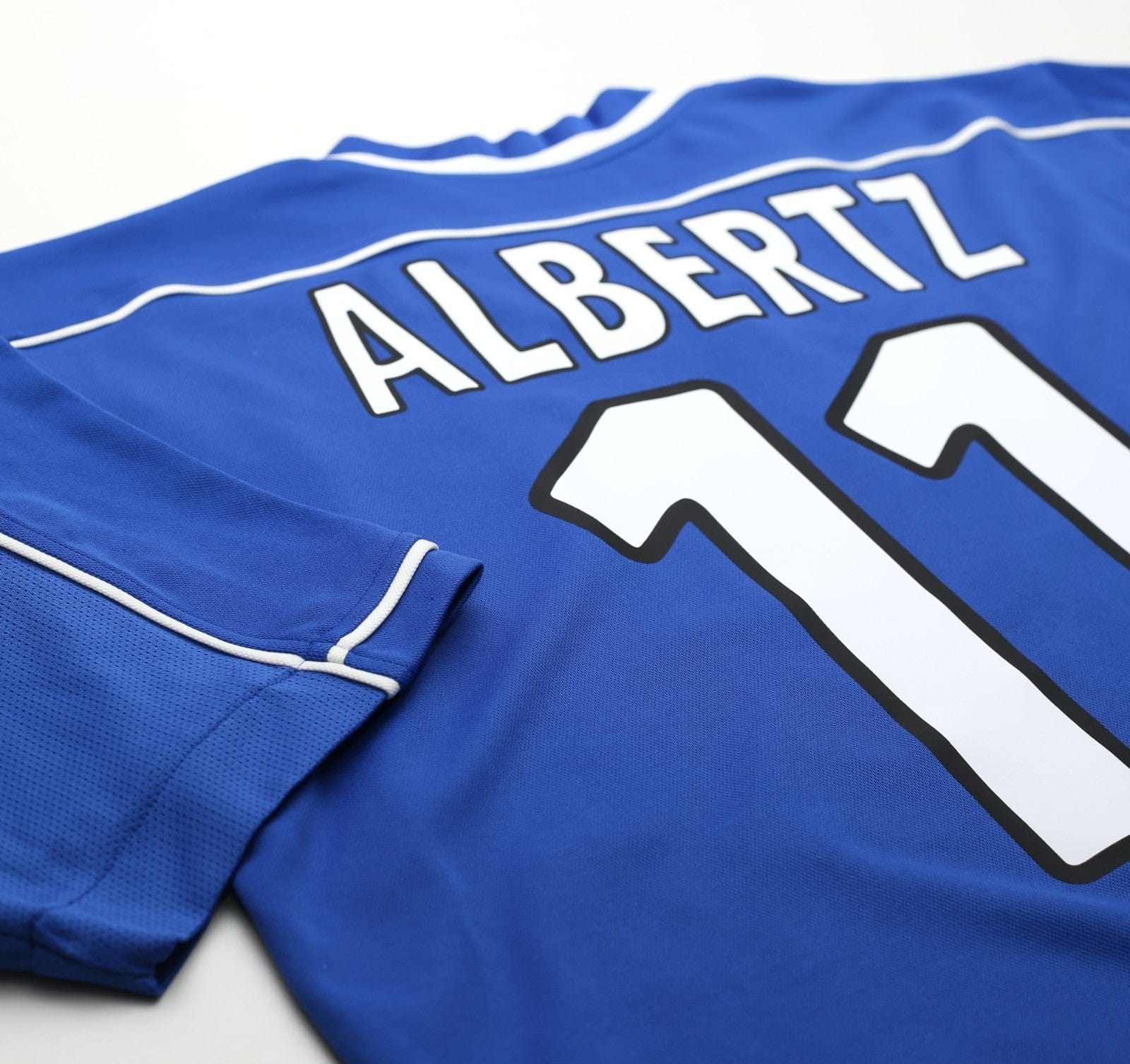 1999/01 ALBERTZ #11 Rangers Vintage Nike Home Football Shirt (L)