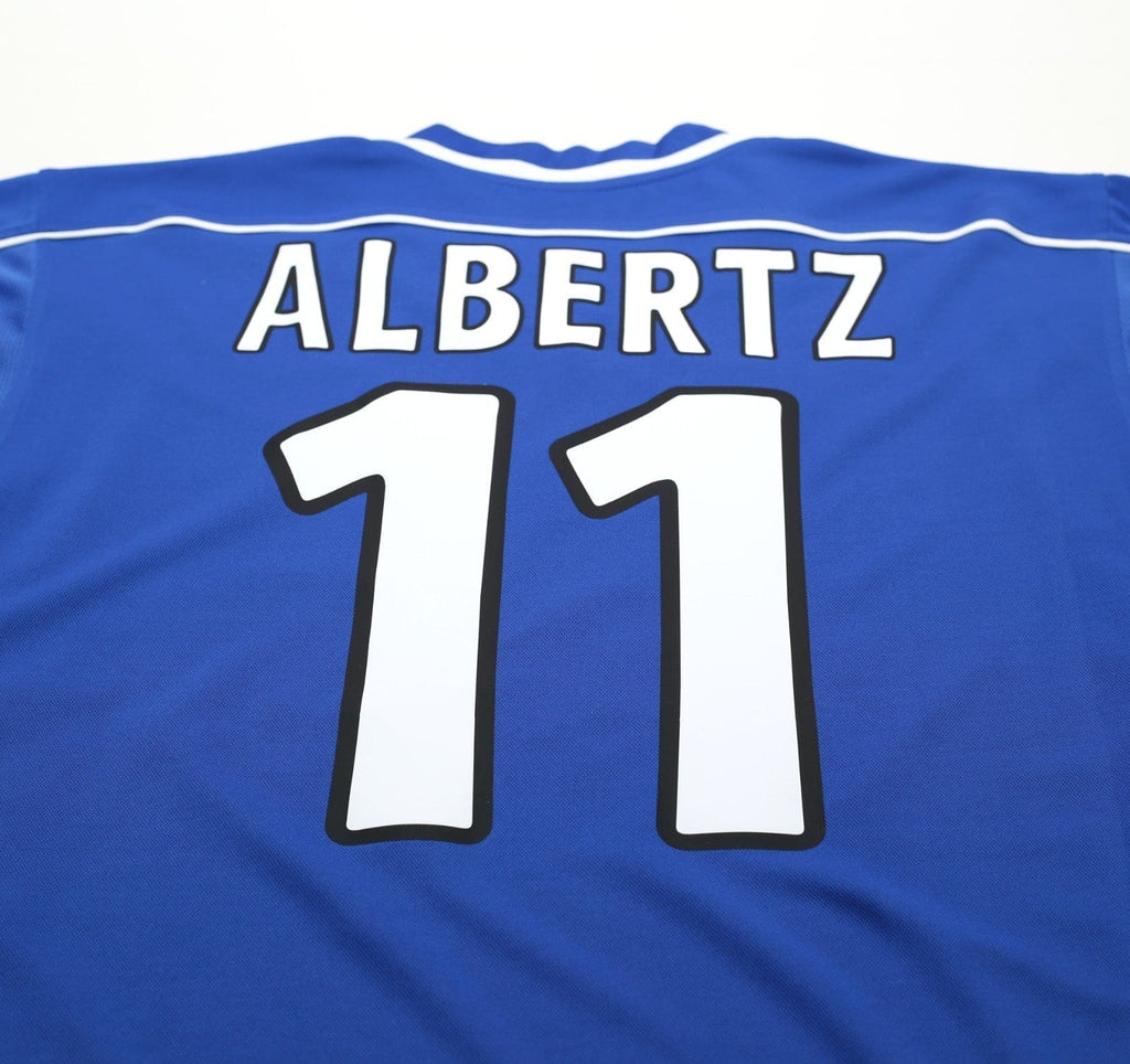 1999/01 ALBERTZ #11 Rangers Vintage Nike Home Football Shirt (L)
