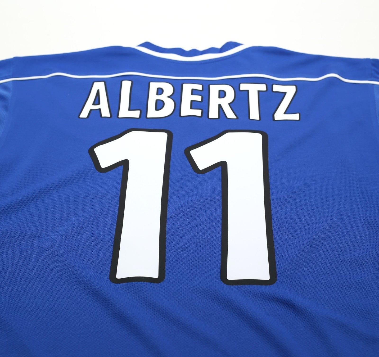 1999/01 ALBERTZ #11 Rangers Vintage Nike Home Football Shirt (L)