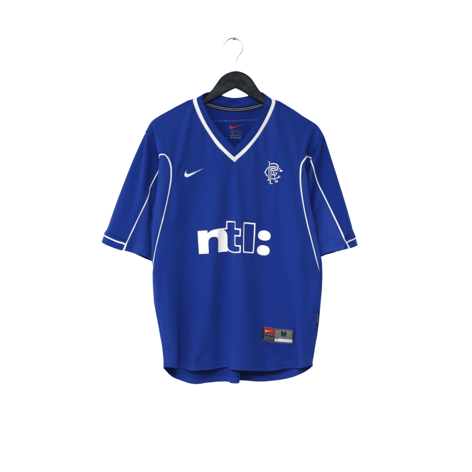 1999/01 Albertz #11 Rangers Vintage Nike Home Football Shirt (M)