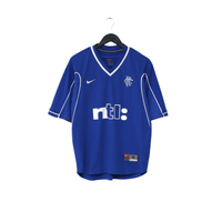 1999/01 Albertz #11 Rangers Vintage Nike Home Football Shirt (M)