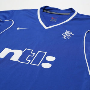 1999/01 Albertz #11 Rangers Vintage Nike Home Football Shirt (M)