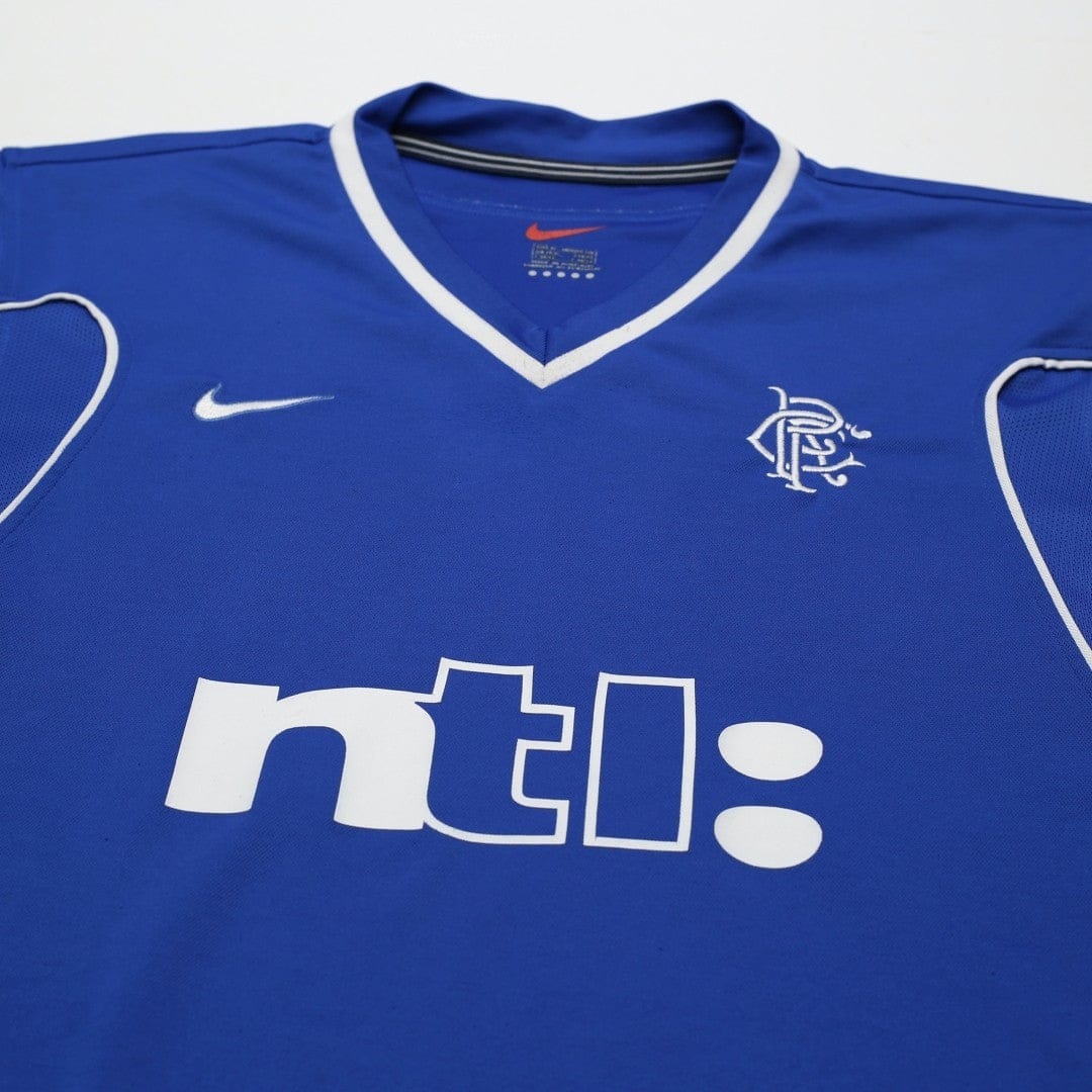 1999/01 Albertz #11 Rangers Vintage Nike Home Football Shirt (M)