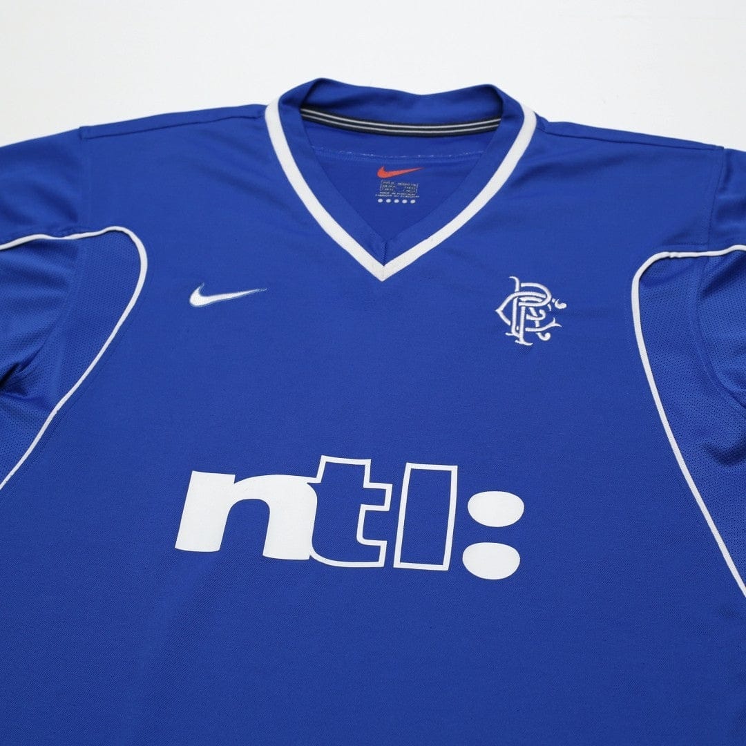 1999/01 Albertz #11 Rangers Vintage Nike Home Football Shirt (M)