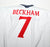 1999/01 BECKHAM #7 England Vintage Umbro Home Football Shirt (M) Euro 2000