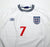 1999/01 BECKHAM #7 England Vintage Umbro Home Football Shirt (M) Euro 2000